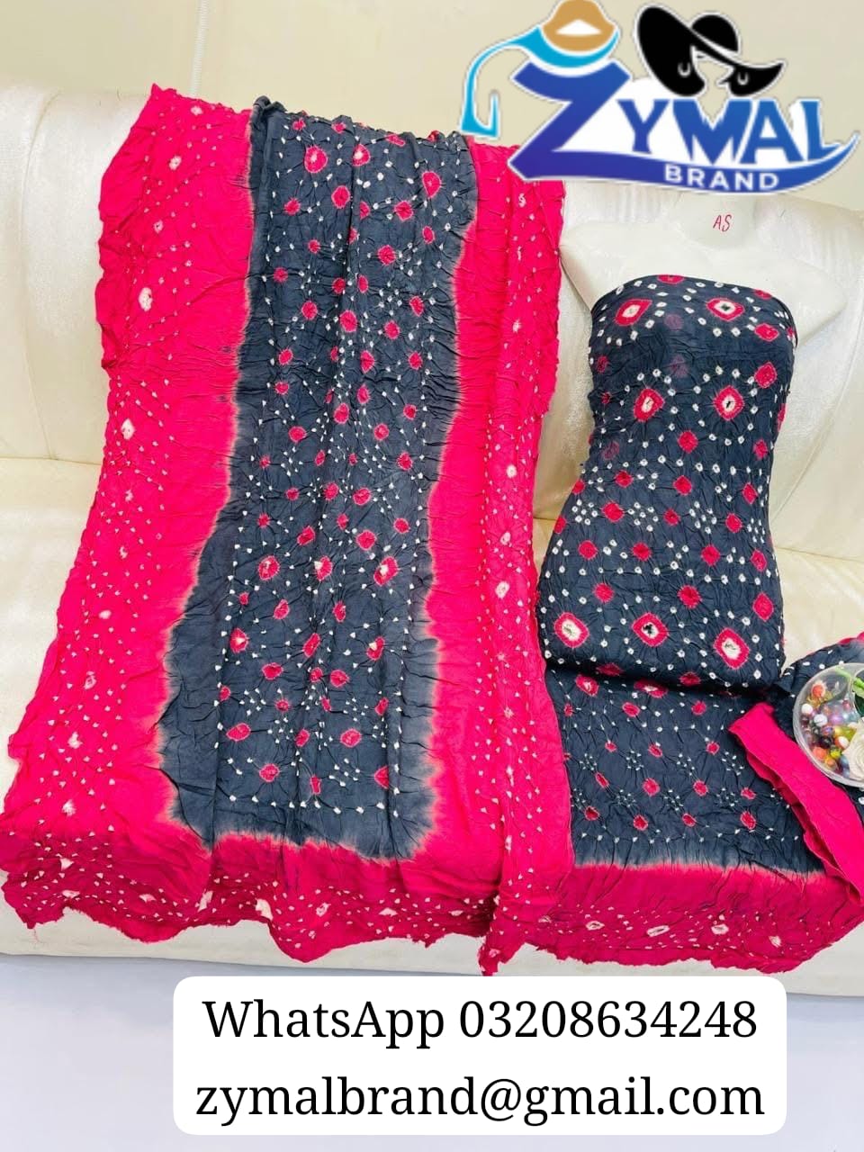 Zymal SW005 – Rajistani Chunri Lilan Suit