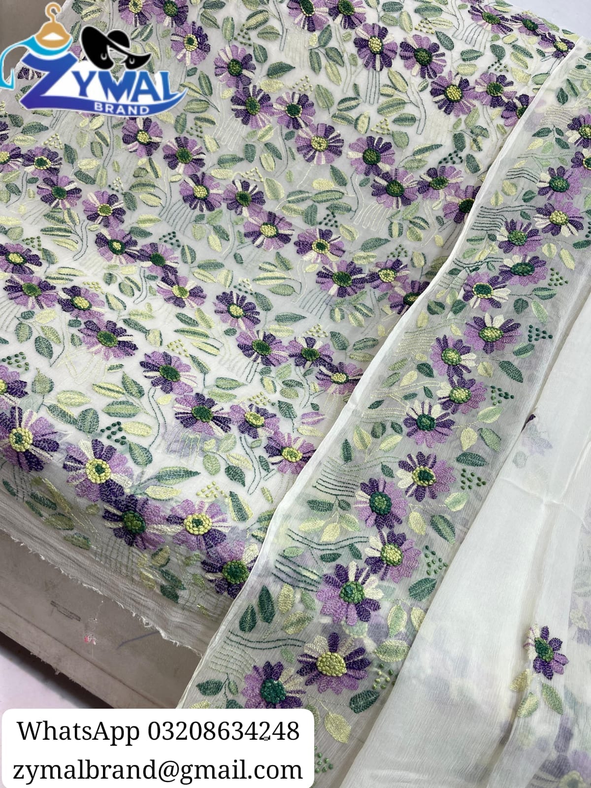 Zymal Brand SW021 – Handmade Traditional Rajasthani Chunri Suit | Krinkal Chiffon 2-Piece