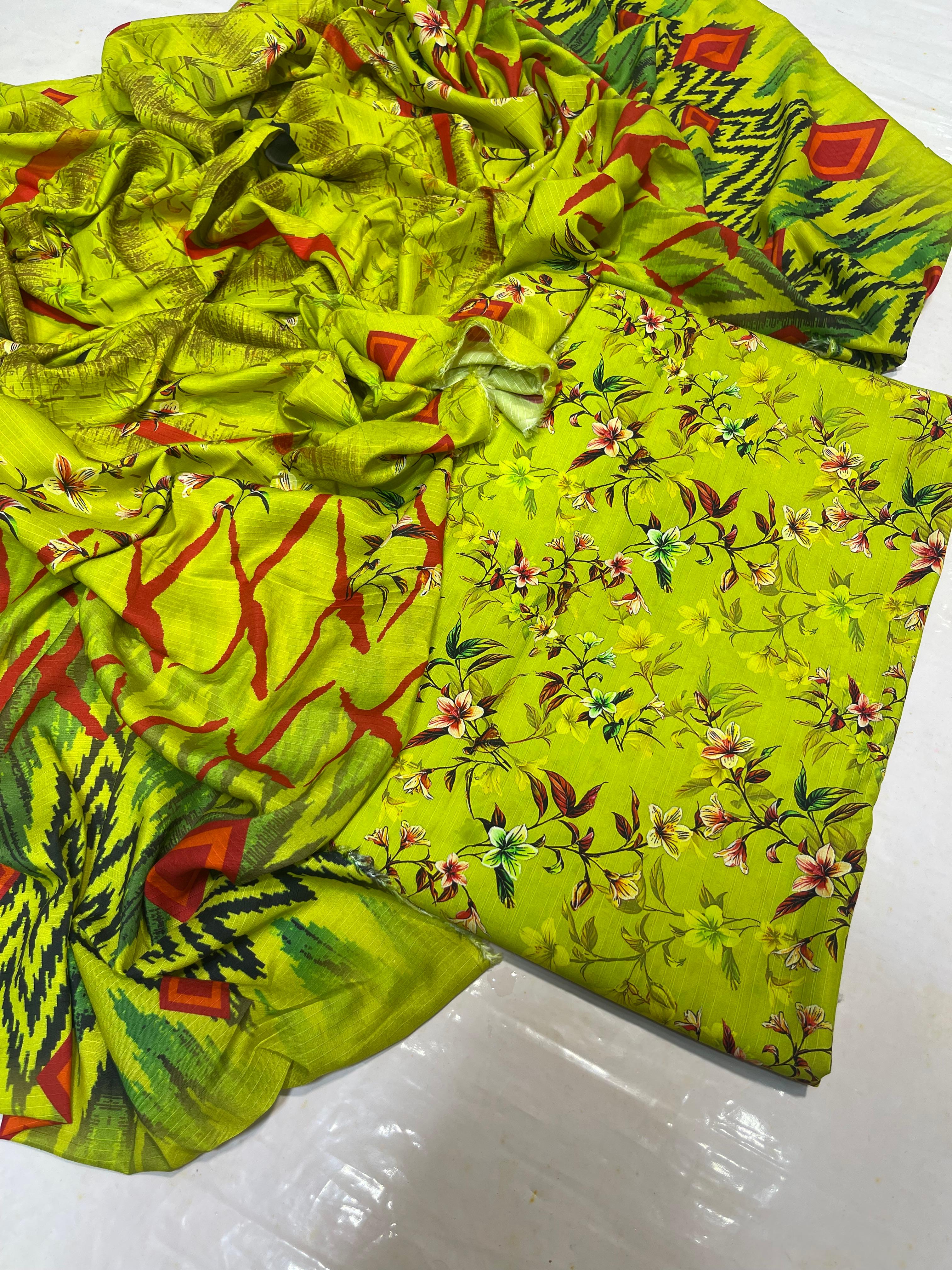 Zymal Brand SW001 – Premium Doriya Lilan Printed 3-Piece Suit | Elegant Shirt, Dupatta & Trouser Set