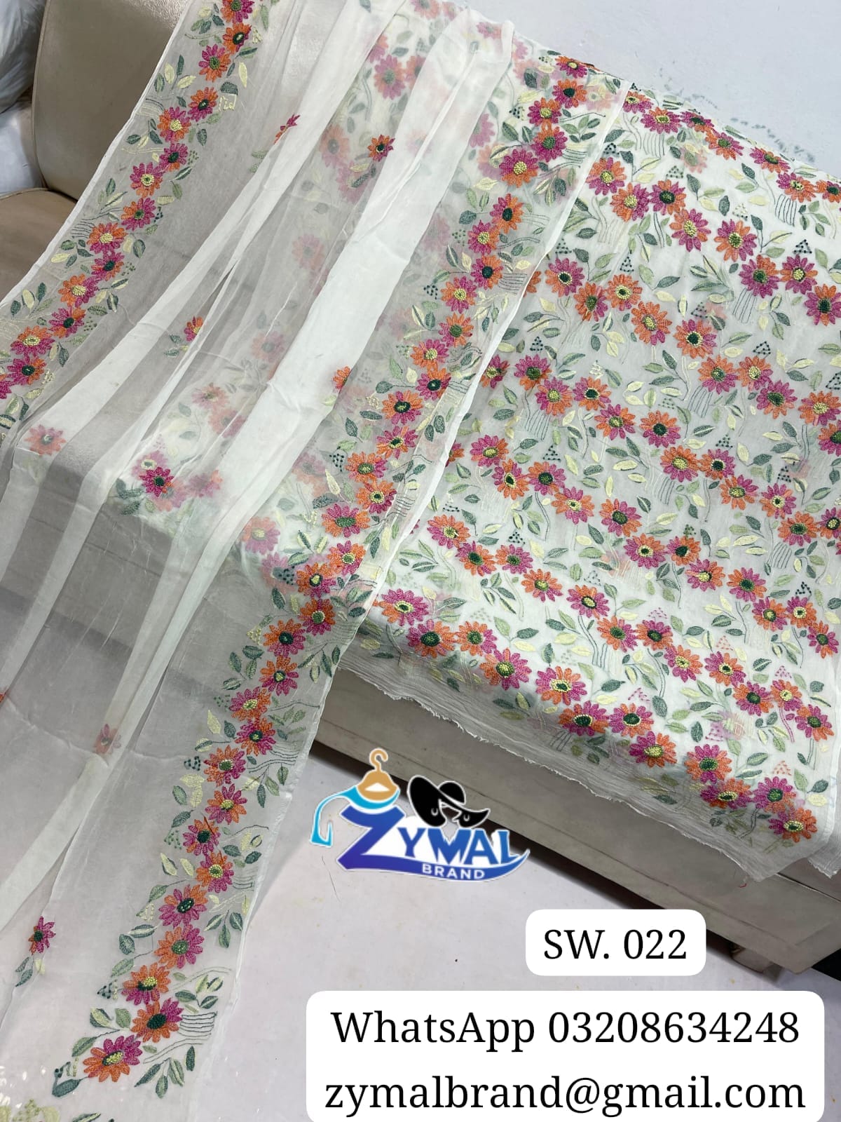 Zymal Brand SW021 – Handmade Traditional Rajasthani Chunri Suit | Krinkal Chiffon 2-Piece