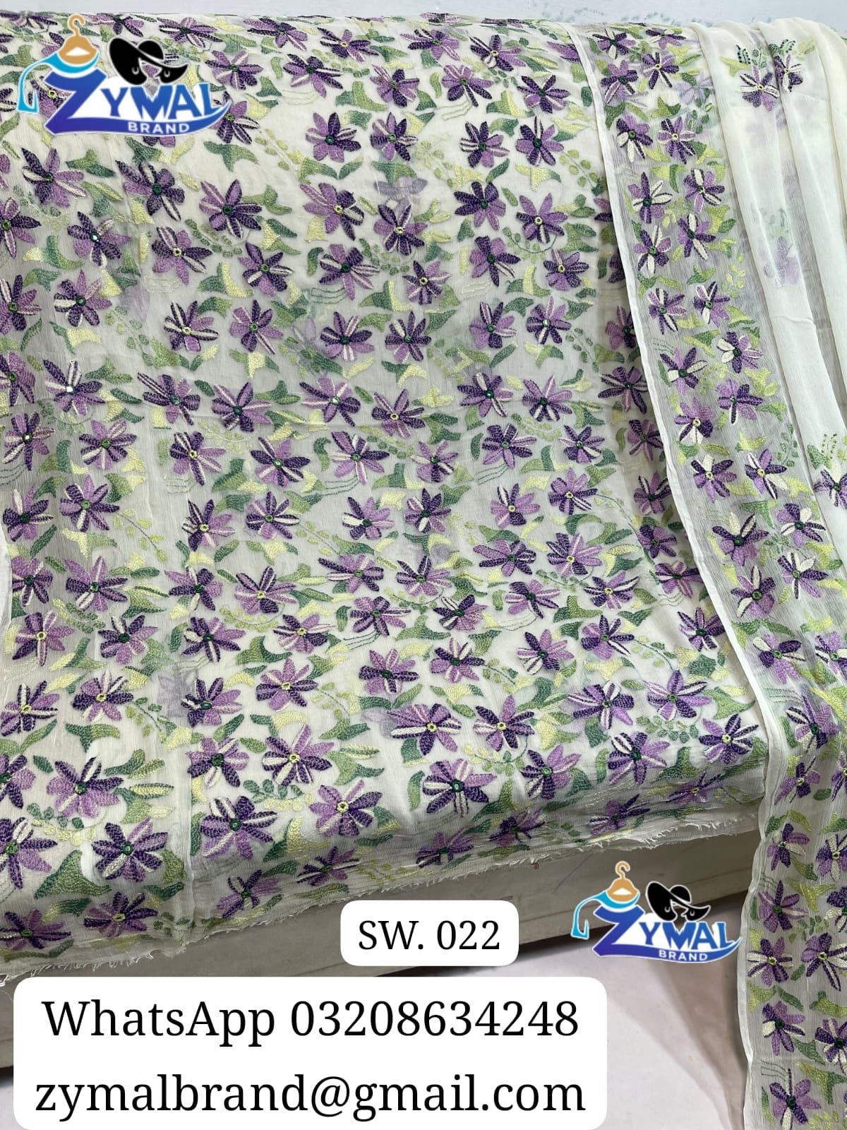 Zymal Brand SW021 – Handmade Traditional Rajasthani Chunri Suit | Krinkal Chiffon 2-Piece