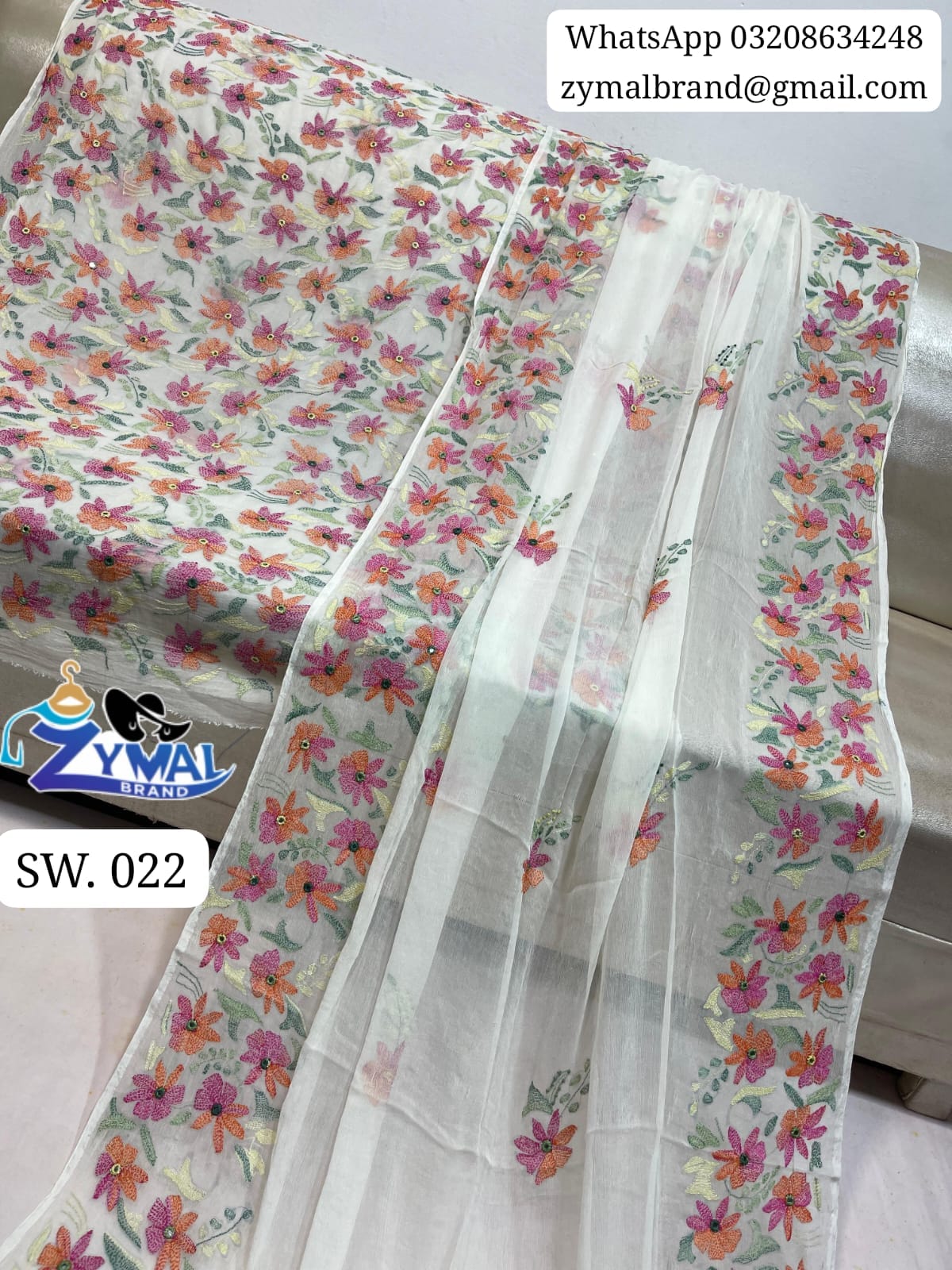 Zymal Brand SW021 – Handmade Traditional Rajasthani Chunri Suit | Krinkal Chiffon 2-Piece