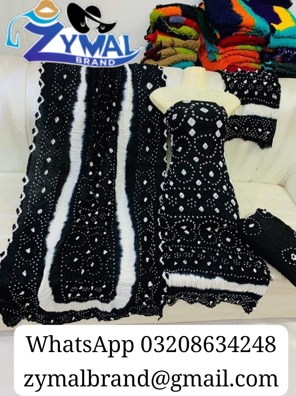 Zymal SW005 – Rajistani Chunri Lilan Suit