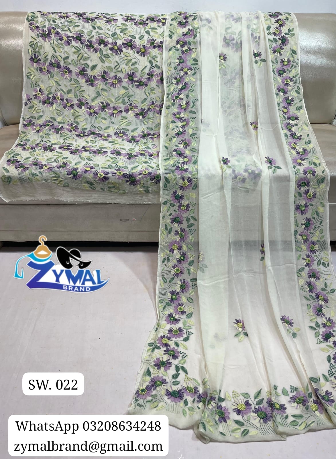 Zymal Brand SW021 – Handmade Traditional Rajasthani Chunri Suit | Krinkal Chiffon 2-Piece